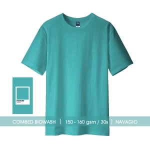 kaos basic biowash navagio [ combed biowash 30s ] |kaos polos ultra soft |
