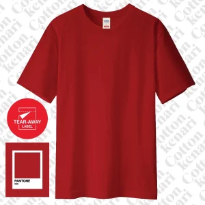 kaos basic red [ cotton combed 30s oeko tex ] | kaos polos cotton kenari