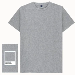 kaos basic misty grey m71 [ cotton combed 30s oeko tex]| kaos polos pria cotton kenari
