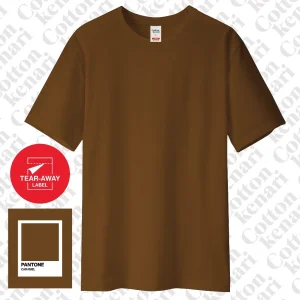 kaos basic caramel [ cotton combed 30s oeko tex] kaos polos cotton kenari