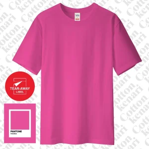 kaos basic fuchsia [ cotton combed 30s oeko tex] kaos polos cotton kenari