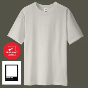 kaos basic broken white [ cotton combed 30s oeko tex] kaos polos cotton kenari