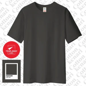 kaos basic dark grey [ cotton combed 30s oeko tex ]| kaos polos cotton kenari